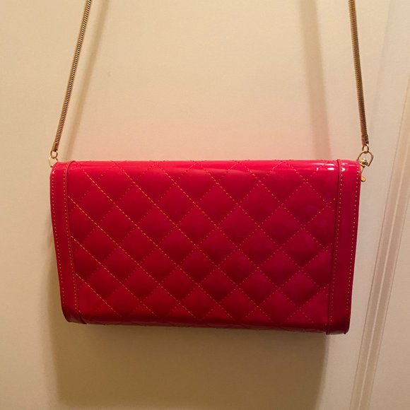Red Clutch/Crossbody - Picture 3 of 4